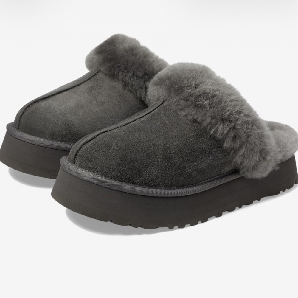 NIB UGG Disquette Charcoal Size 6 - Picture 5 of 11